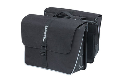 Basil Forte Double Bicycle Borsa, acqua -repo, 35L, nero.