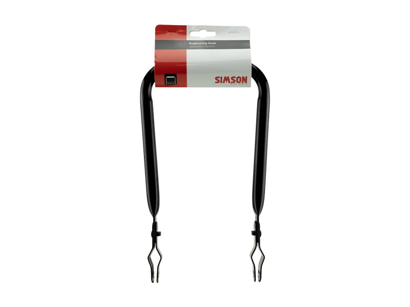 Simson Backorst stretto nero con cuscino posteriore in vinile