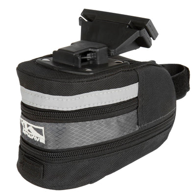 M-Wave Saddle Bag Tilburg m 1 litro de gris negro