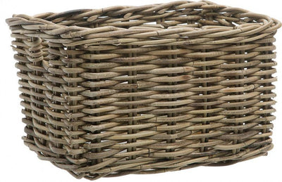 Cesto bicicletta Brisbane 23 litri 39 x 27 cm rattan grigio