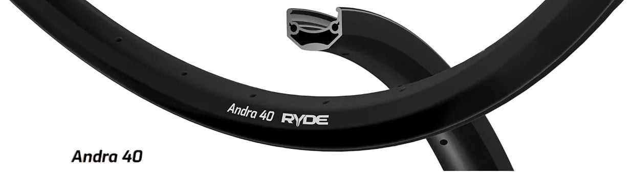 Ryde b.v. cerchio 27,5'' - 584 andra40 disco completamente nero 36 gt.