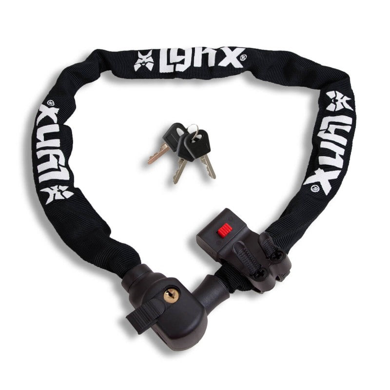 Lock de cadena 5.5x100cm, negro con soporte incluido 3 teclas