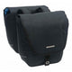 Bolsa de bicicleta doble AVERO - Poliéster repelente de agua - 25L - Negro