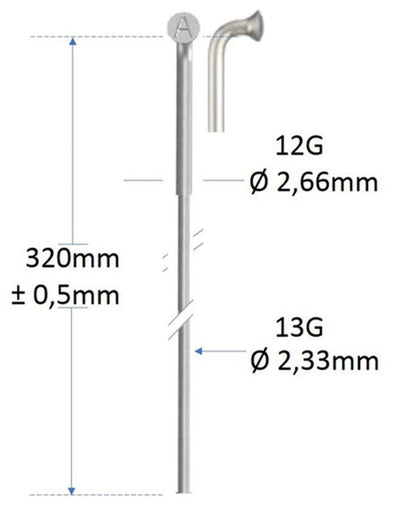 Spaak de acero inoxidable. Ciclo P 144