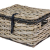 Basil Bicycle Basket Dijon Large con macello di nero