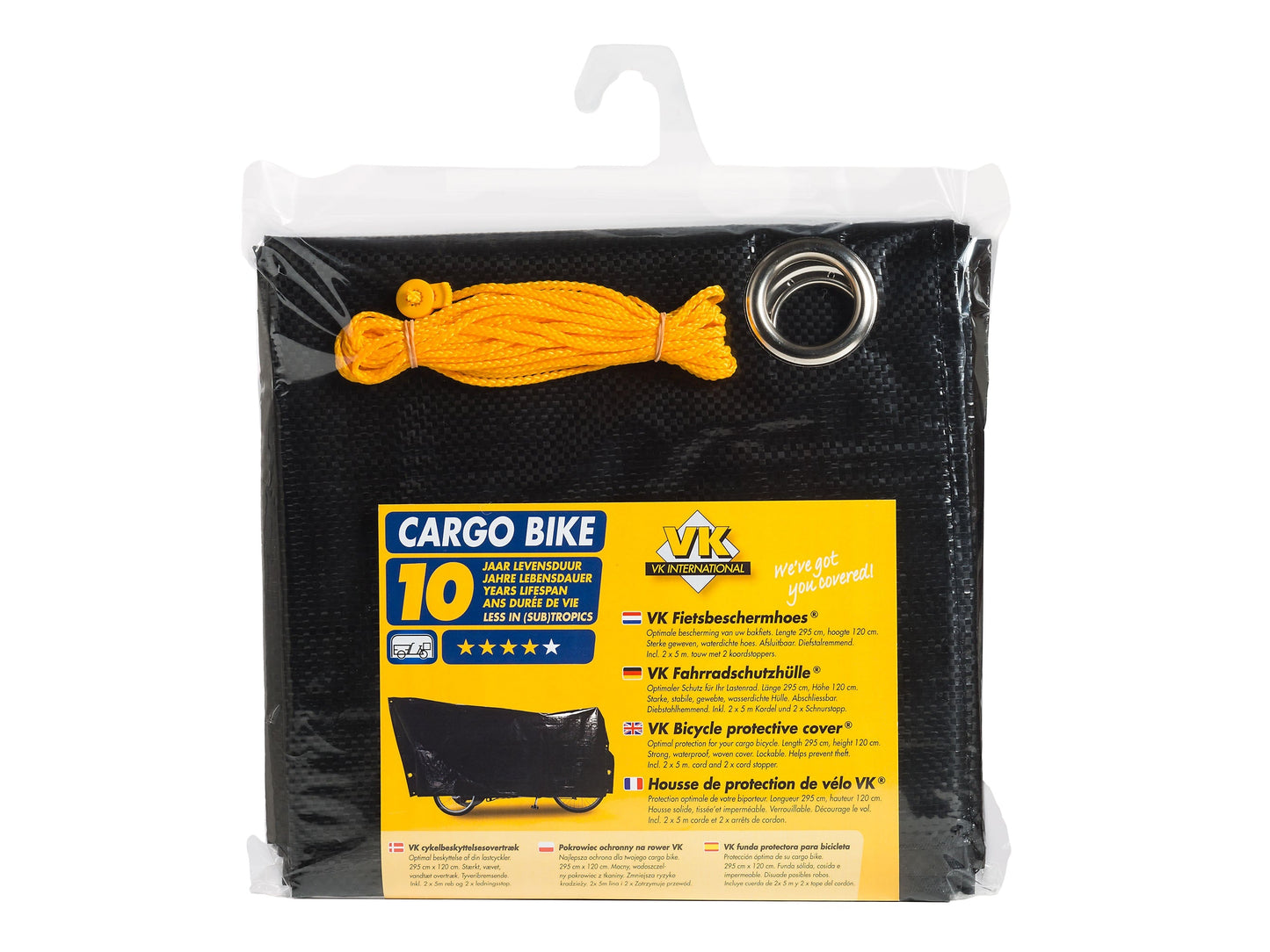 Zatte di bici da carico VK - 295 cm - nero