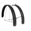 Eurofender Voorlatbord 20 pulgadas de 65 mm Mat de flecha urbana Tempo negro