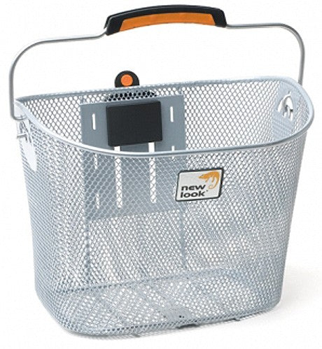 Basqueta de bicicleta Toscana Smartlock por 19 litros de plata