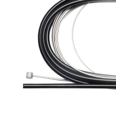 Conjunto de cable de freno Nexus RollerBrake 1600 2250 mm de plata negra