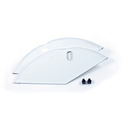 Parti della bicicletta Hesling Hesling Dress Guard Tour in PVC bianco