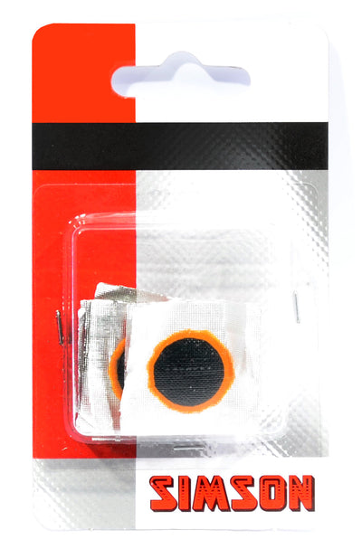 Pegatinas de neumáticos redondos 16 mm negros 8 piezas