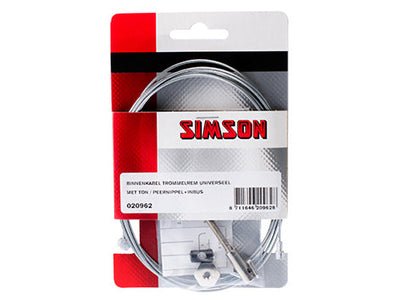 Freno de tambor de cable de interior 2200 mm de plata