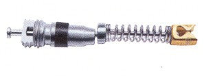 Inserto valvola a coccodrillo Buzaglo 25 mm. con piuma d'argento