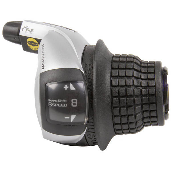 Shimano Revoshifter Tourney 8 velocidad 2050 mm de plata
