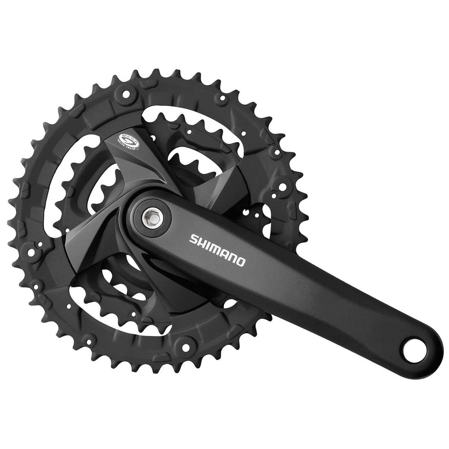 Cuscinetto in ottone Pacco pignoni Shimano FC-M371 9 vel. 175 mm. 44 32 22t nero (-6 mm di profondità)