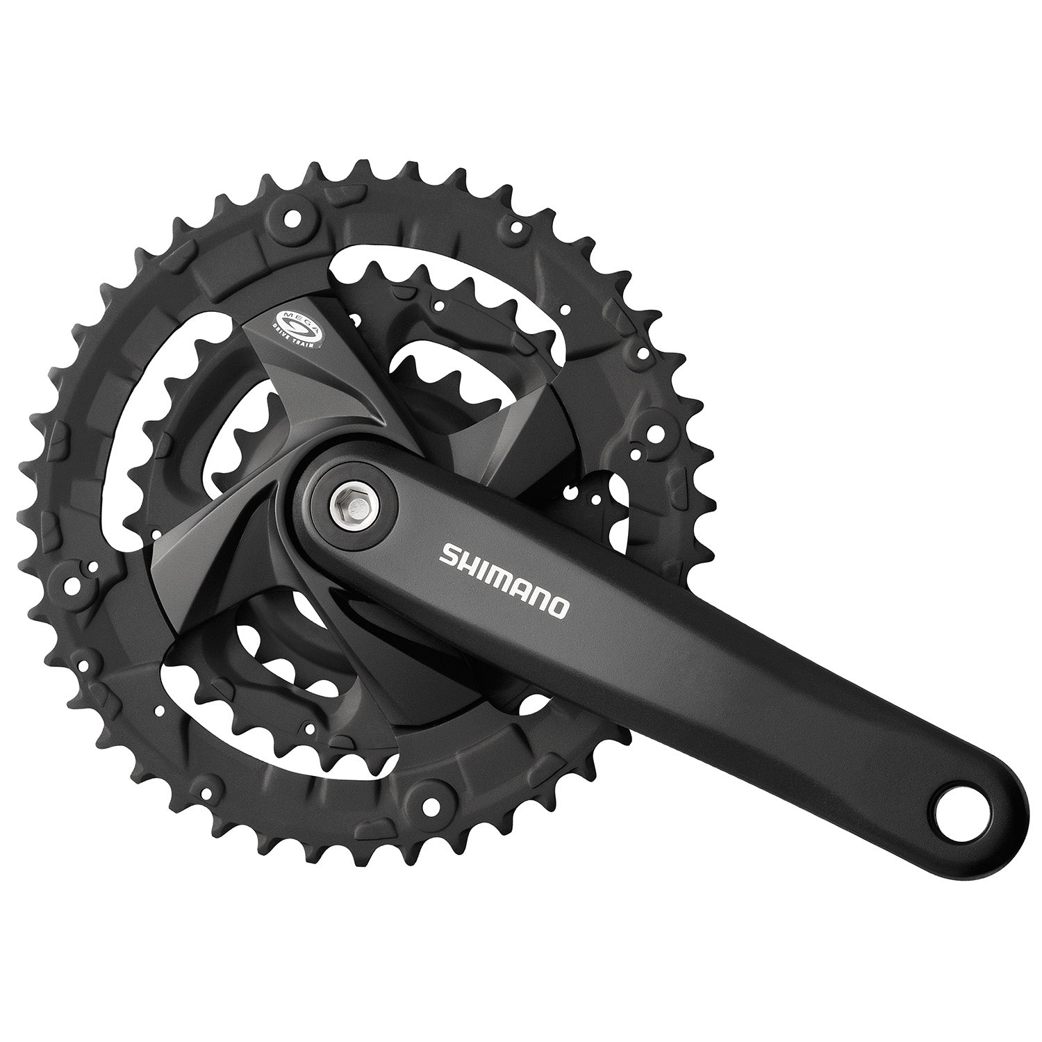 Cuscinetto in ottone Pacco pignoni Shimano FC-M371 9 vel. 175 mm. 44 32 22t nero (-6 mm di profondità)