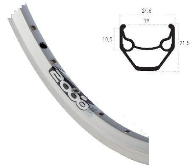 Ryde b.v. velg 26' - 14 zac2000 26 -559 zilver 32 gts. db