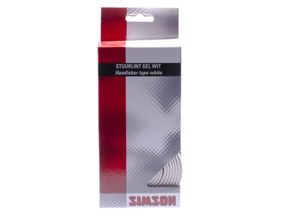 Simson Directing Lint Gel White (bicicleta de carreras, amortiguador -absorción, cómodo)