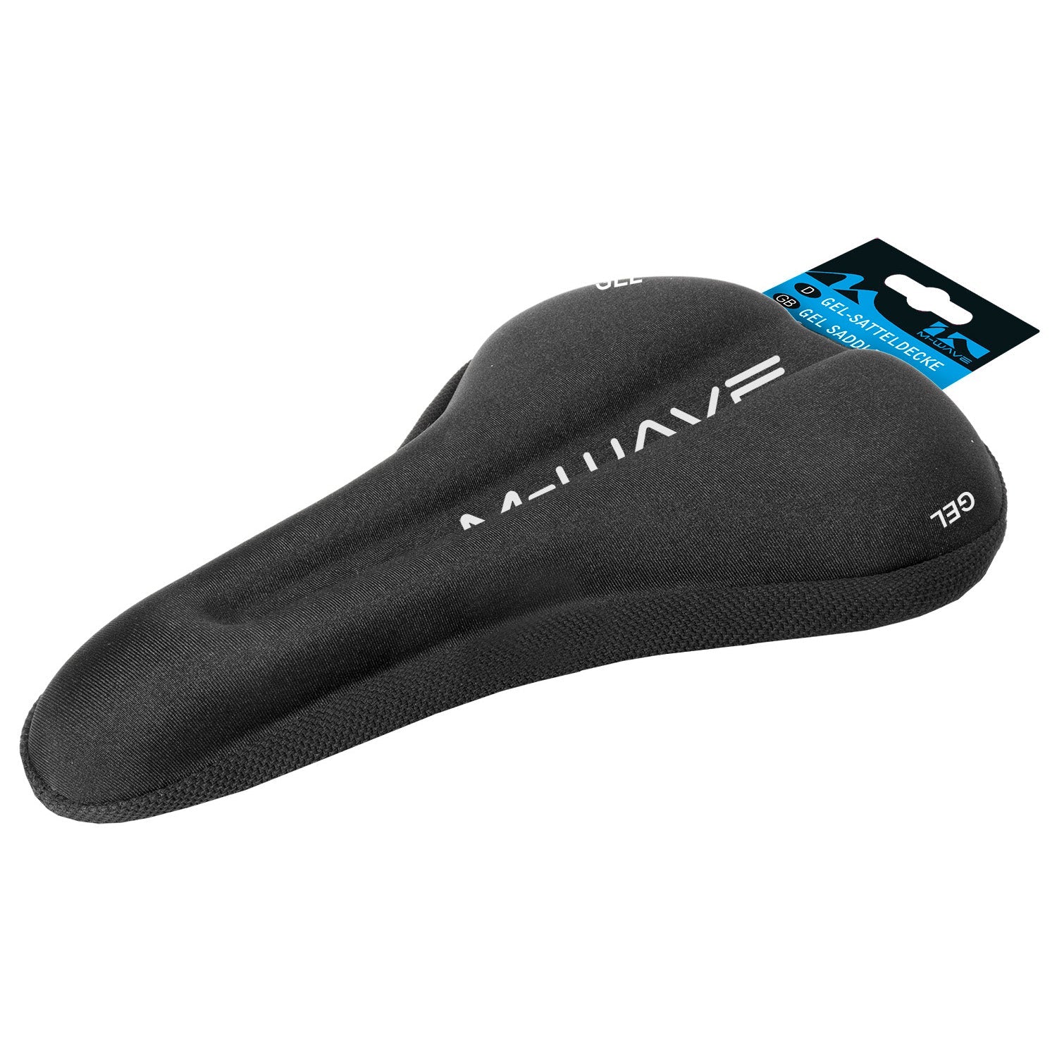 M-Wave saddle cover Anatomic gel black