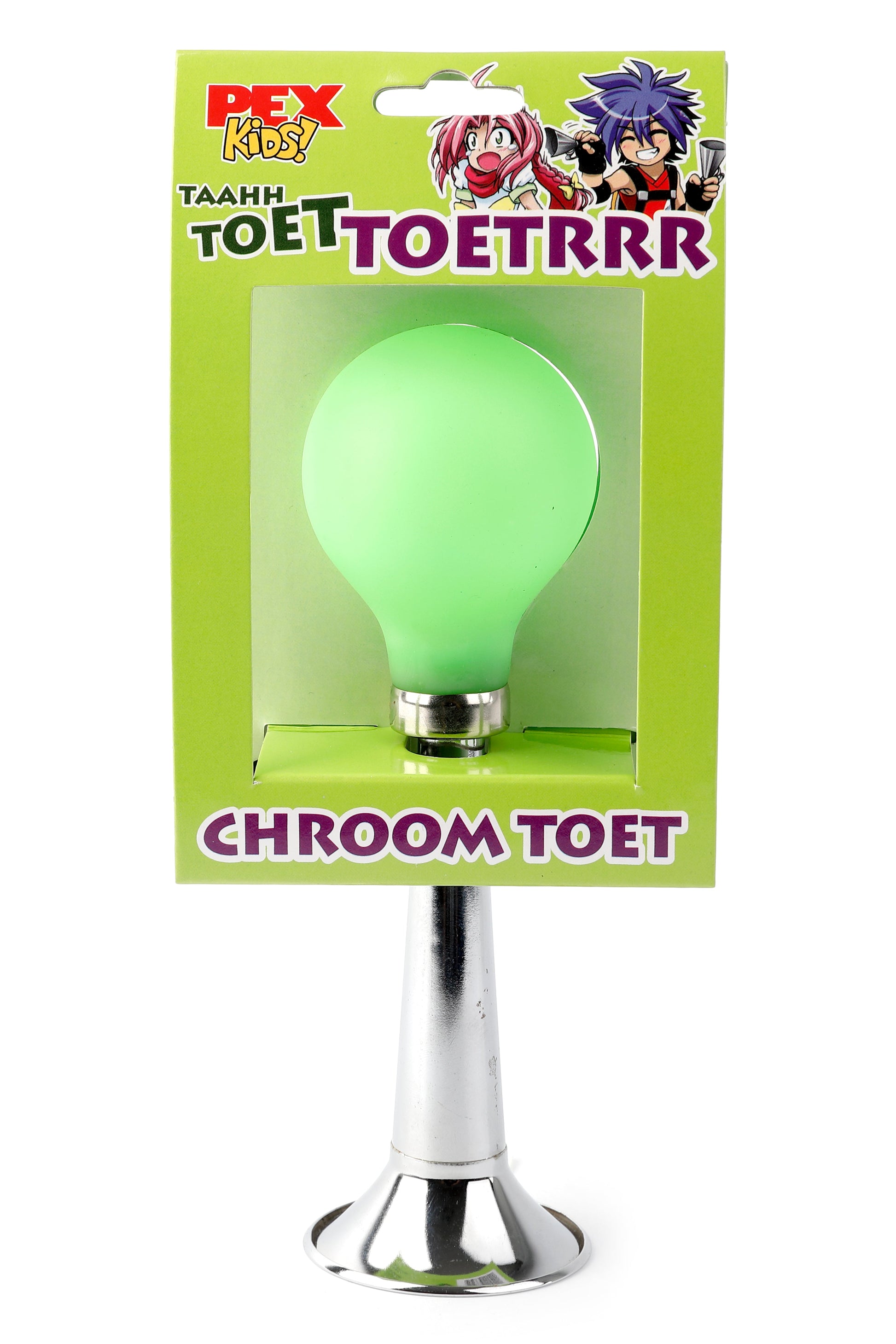 Buzaglo pexkids puntera cromada bola recta acero verde