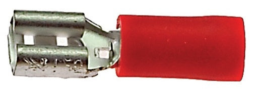 Bofix kabelschoen plat 2.8 mm. vrouw rood