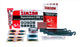 Cadera de reparación Bike de aluminio rojo blanco 14 piezas