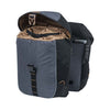 Basil Miles Double Bag - Dubbele fietstas, unisex, sportief, 34L, waterdicht, zwart
