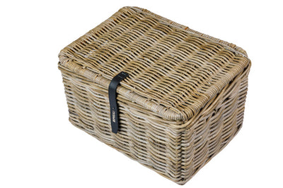 Basil Bicycle cestino dax grande grigio con coperchio