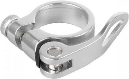 Hulzebos cycle parts b.v. kalloy zadelpenklem qr 28.6 zilver
