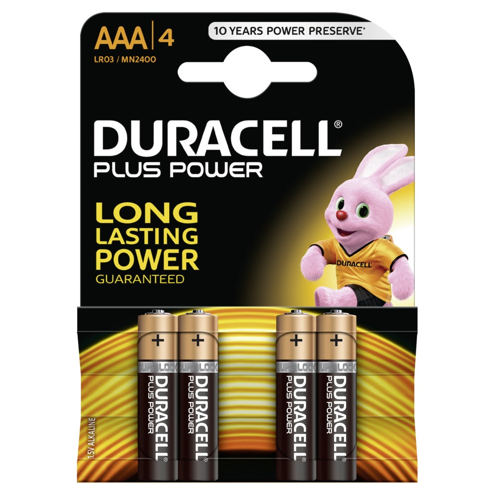 Duracell Battery Plus AAA (P4)