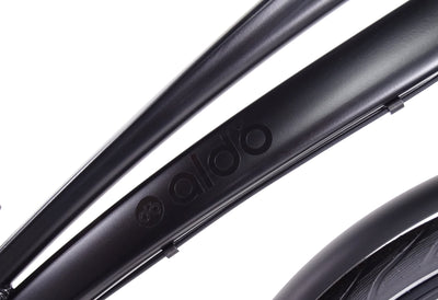 Aldo 28 inch c7 fiets alu ds50 mat zwart 7v rollerbrake