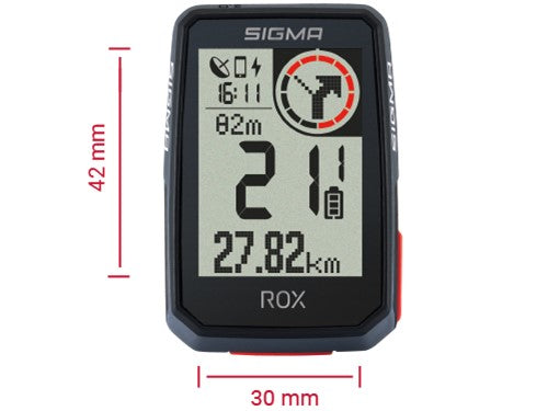 Sigma Rox 2.0 GPS SW STO STAND SEMPLICE + Cavo di ricarica USB-C