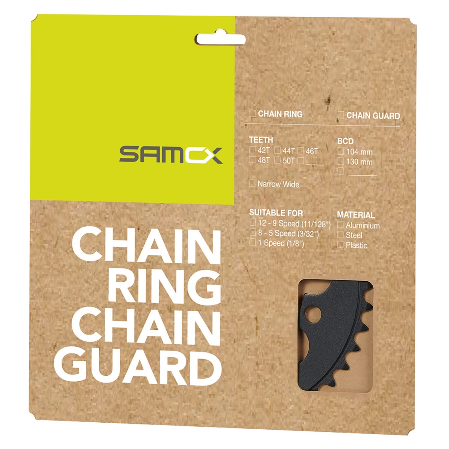 Samox PD-R4-S Chaining leaf 42 Tands 104mm 3 32-11 128 Steel Black