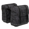 New Looxs Fietstas Alba Double - Waterafstotend Polyester - MIK Bagagedrager - Zwart Groen Zand
