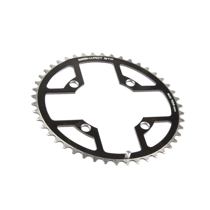 Gebhardt Gebhardt encadenamiento superior 43T Ø104 mm 4 brazos, plata