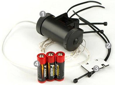 Buzaglo ikzilight rueda luz 22xled 2 metros para 28