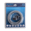 Candado de cable de seguridad Falko import export 5 m.