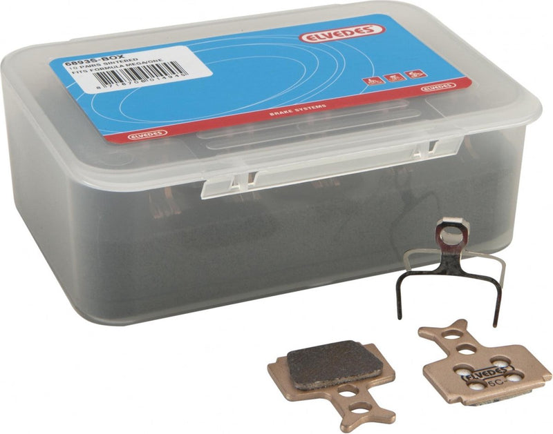 Elvedes cablesystems bv elvedes 6893s-box pastilla de freno de disco compatible fórmula mega one sinterizada (10)