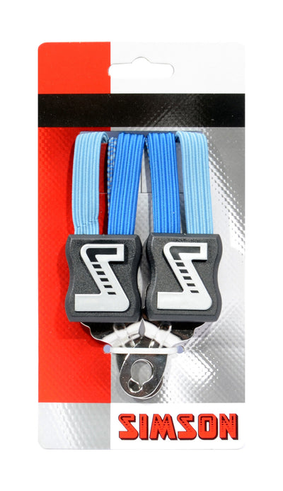 Snelbinder Trio Simson kort met 3 binders - kobalt blauw
