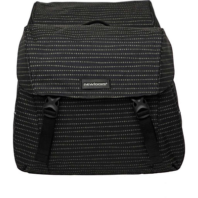 Borsa per biciclette Joli Double Bicycle - Adattatore MIK - Acqua -Repellente - Nomi Nero