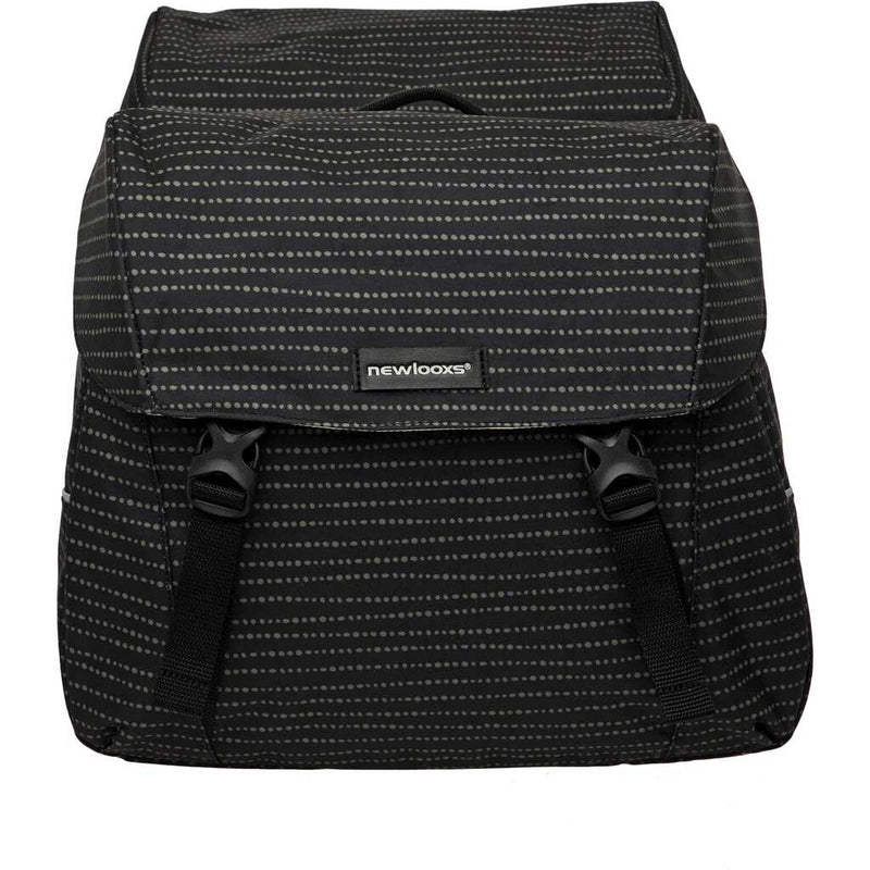 Joli Dubbele Fietstas - MIK Adapter - Waterafstotend - Nomi Black