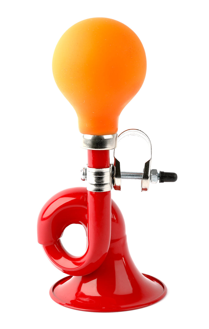 Buzaglo pexkids bocina roja bola acero naranja
