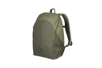 Basil B -Safe pendolare Nordlicht - Maggiore zaino per biciclette per biciclette elettriche - 18L - Green - unisex - con illuminazione a LED