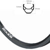 Ryde b.v. llanta 28' - 14 zac2000 28'-622 disco completamente negro (buje simple)