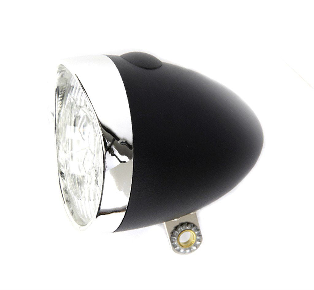 Buzaglo ikzilight faro retro nero 3 LED + batterie sfuse