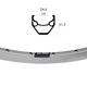 Rigida Velg 28 (622) ZAC-2000 32 14 Silver (sharpened)
