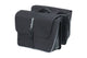 Basil Forte Bolsa de bicicleta doble, Repelente de Agua, 35L, Negro.