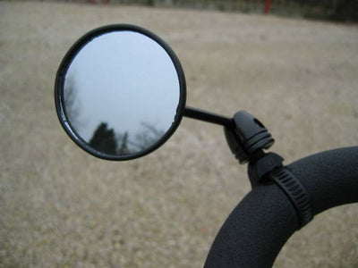 Specchio in bicicletta Busch Müller 901 Ø60 mm - con biella lunga 6,5 ​​cm