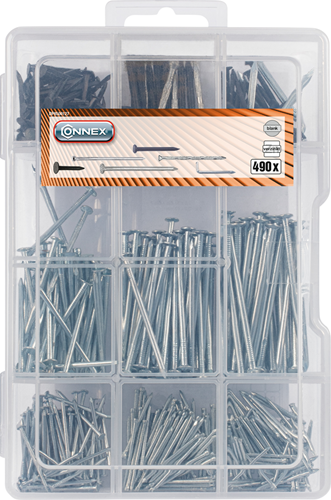 Assortimento di chiodi Connex 490 pezzi - dp8500127