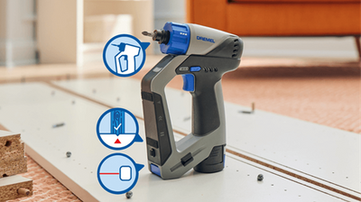 Dremel Blueprint 12V Brushless 3-in-1 Screw-Drill DD12 | 12v 2.0ah battery + quick charger + 9 screw bits - f013dd12ja